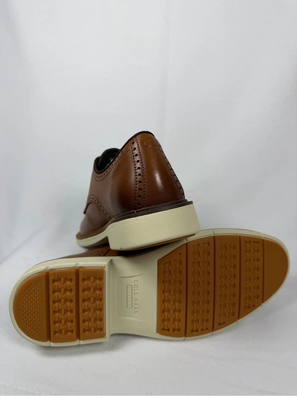 Cole Haan Go-To Plain Toe Oxford Brown Leather Men’s Size 8M